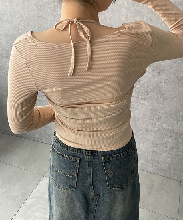 ベージュ　モデル:155cm F着用