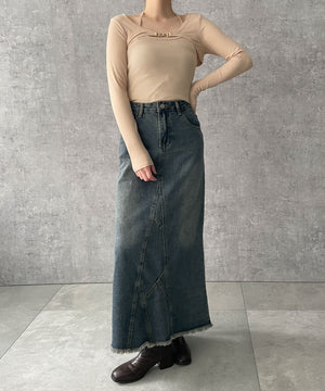 ベージュ　モデル:155cm F着用