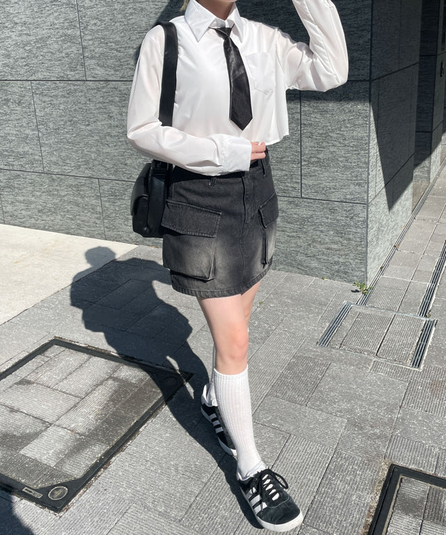 ブラック　モデル:155cm F着用