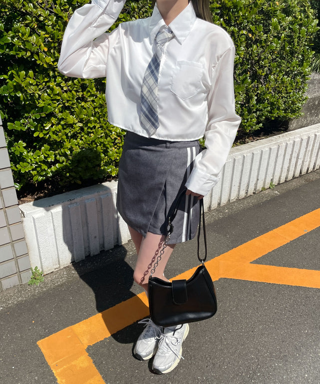 ブルー　モデル:155cm F着用