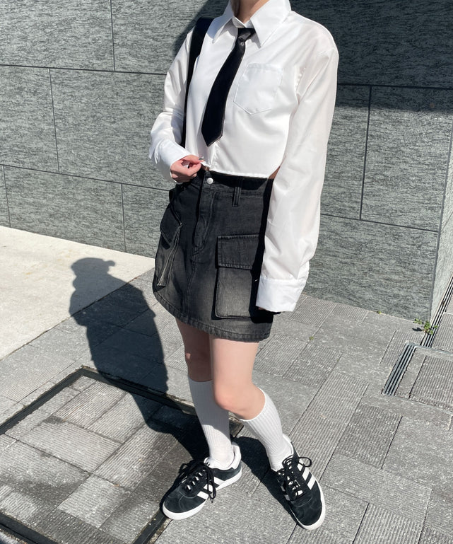 ブラック　モデル:155cm F着用