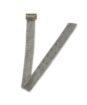 ベルトデニムプリーツスカ－ト