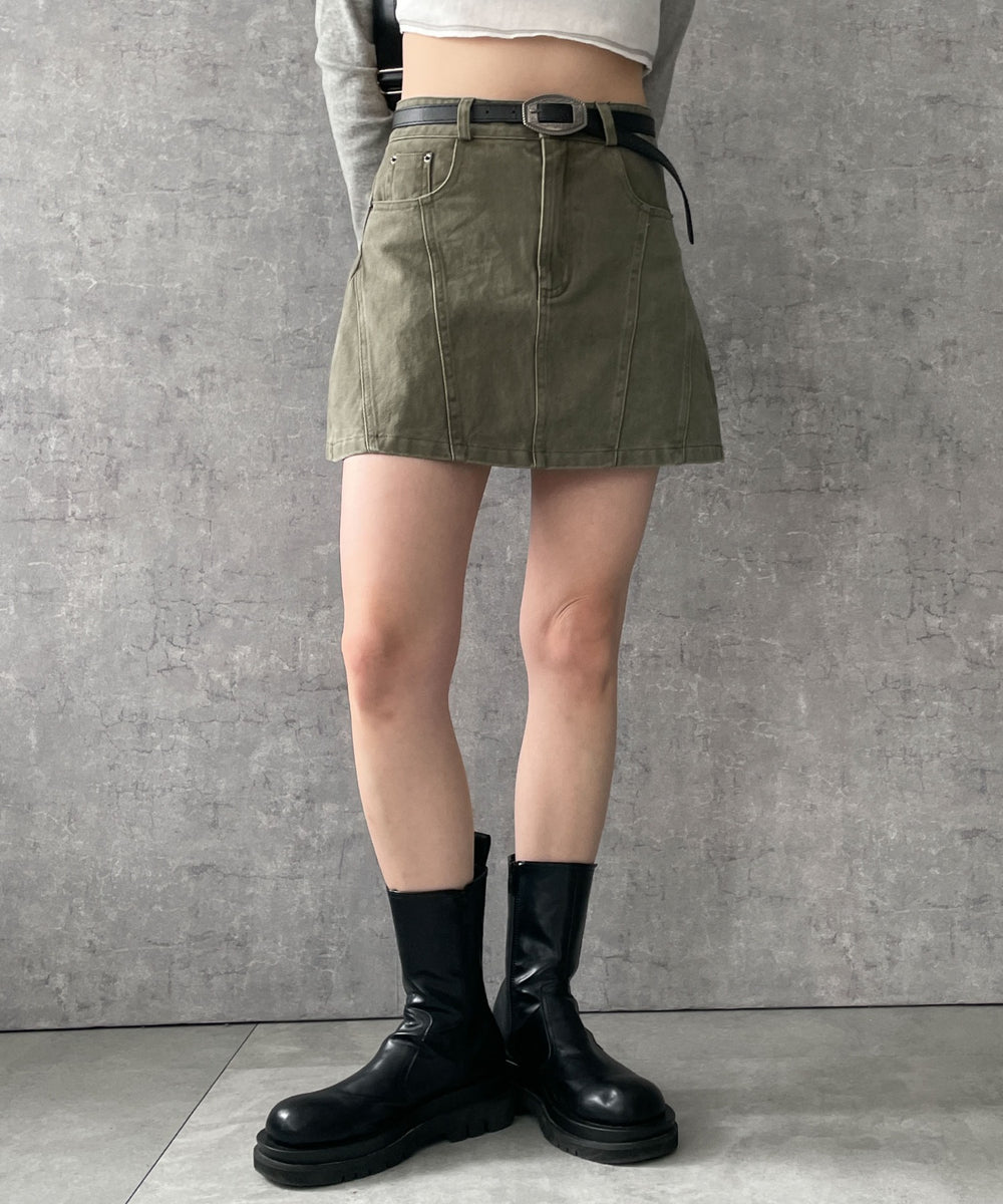 カーキ　モデル:155cm M着用