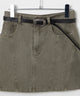 ベルトデニムスカート