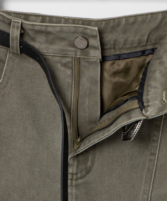 ベルトデニムスカート