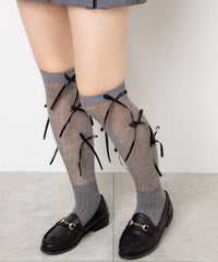 メニーリボンハイソックス(23-25cm)