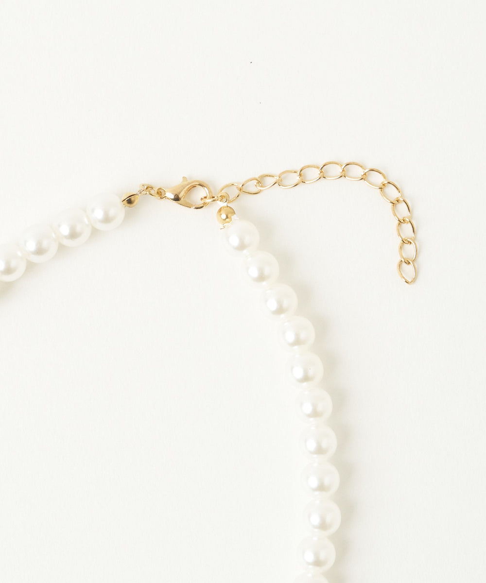 Lベーシックパールネックレス