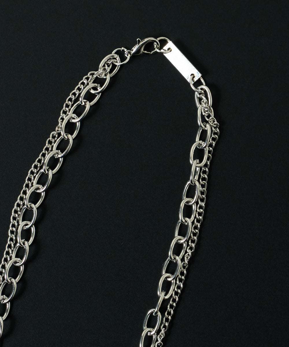 Mモチーフレイヤーネックレス