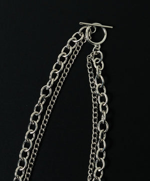 Mマンテルレイヤーチェーンネックレス