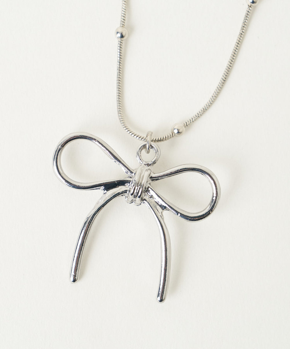 Lリボンモチーフアソートネックレス