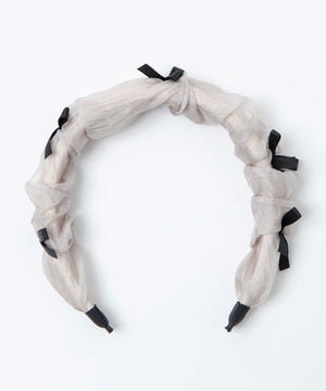 Lボリュームリボンカチューシャ