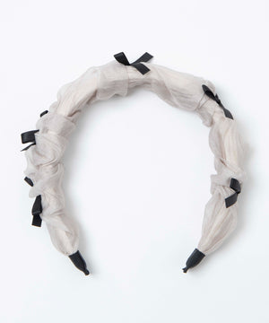 Lボリュームリボンカチューシャ