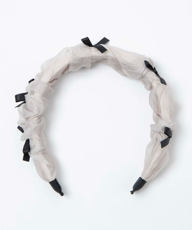 Lボリュームリボンカチューシャ