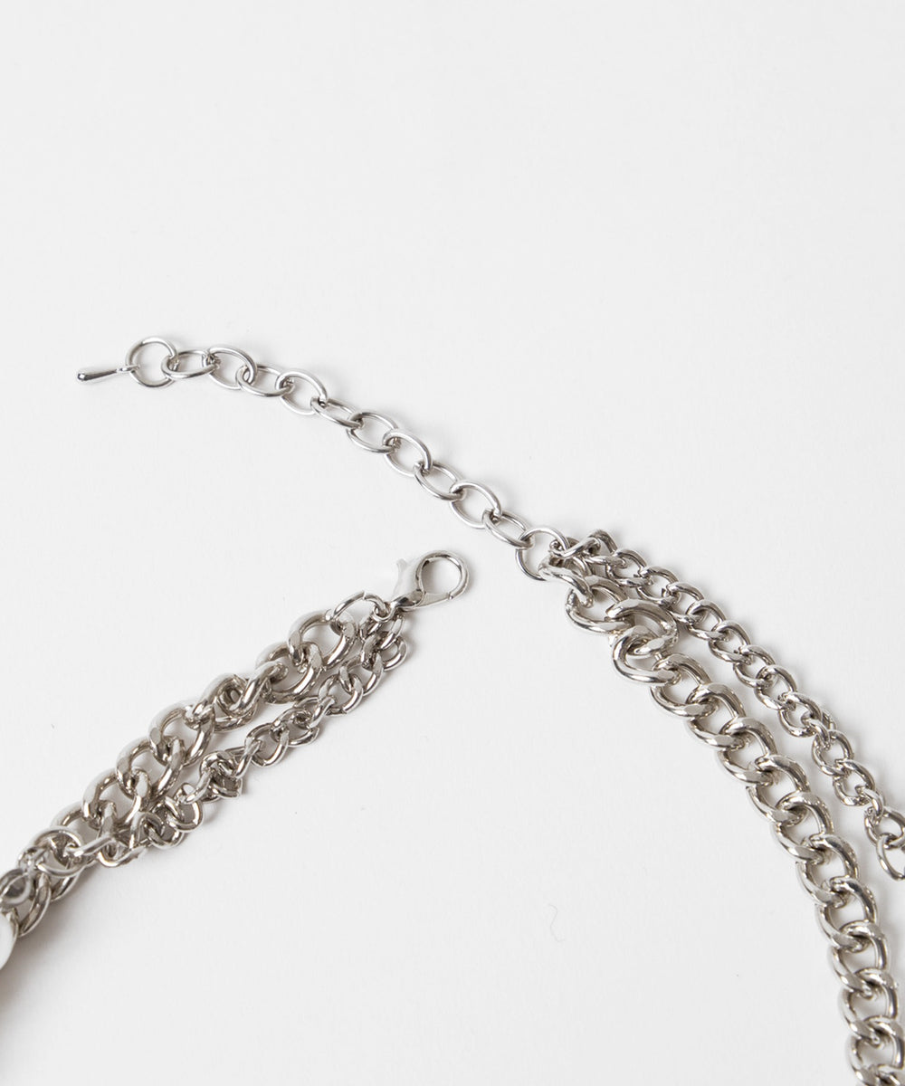 L2Pパールハートストーンネックレス