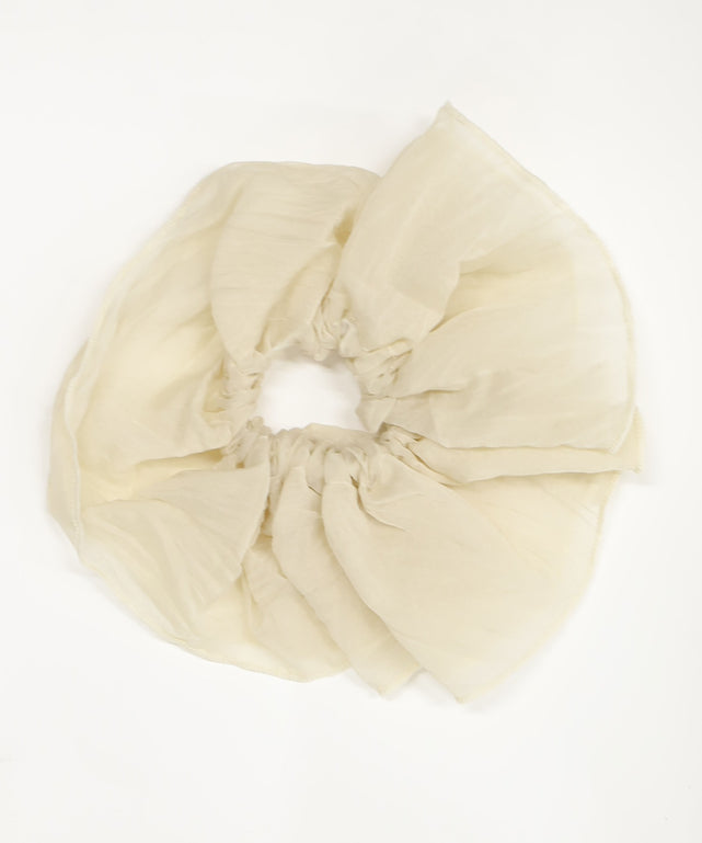 LスケWBIGシュシュ/オフホワイト