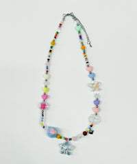 Lミックスビーズネックレス