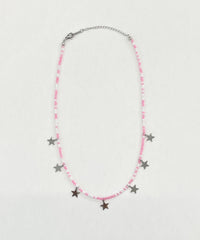 Lビーズモチーフネックレス