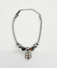 Lステンレススネークチェーンブレス