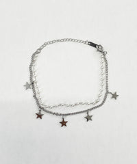 Lステンレススターチェーンブレス