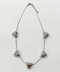 LBIGハートチェーンネックレス