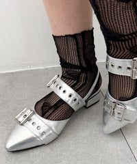 リボンシアーソックス(23-25cm)