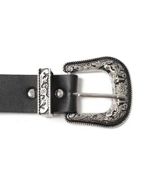 Lスタースタッズ付ウエスタンベルト