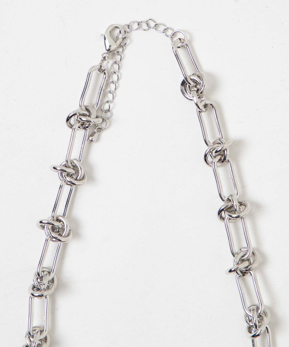 Lスターデザインチェーンネックレス