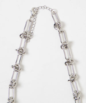 Lスターデザインチェーンネックレス