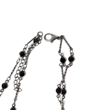 L2連デザインチェーンクロスネックレス