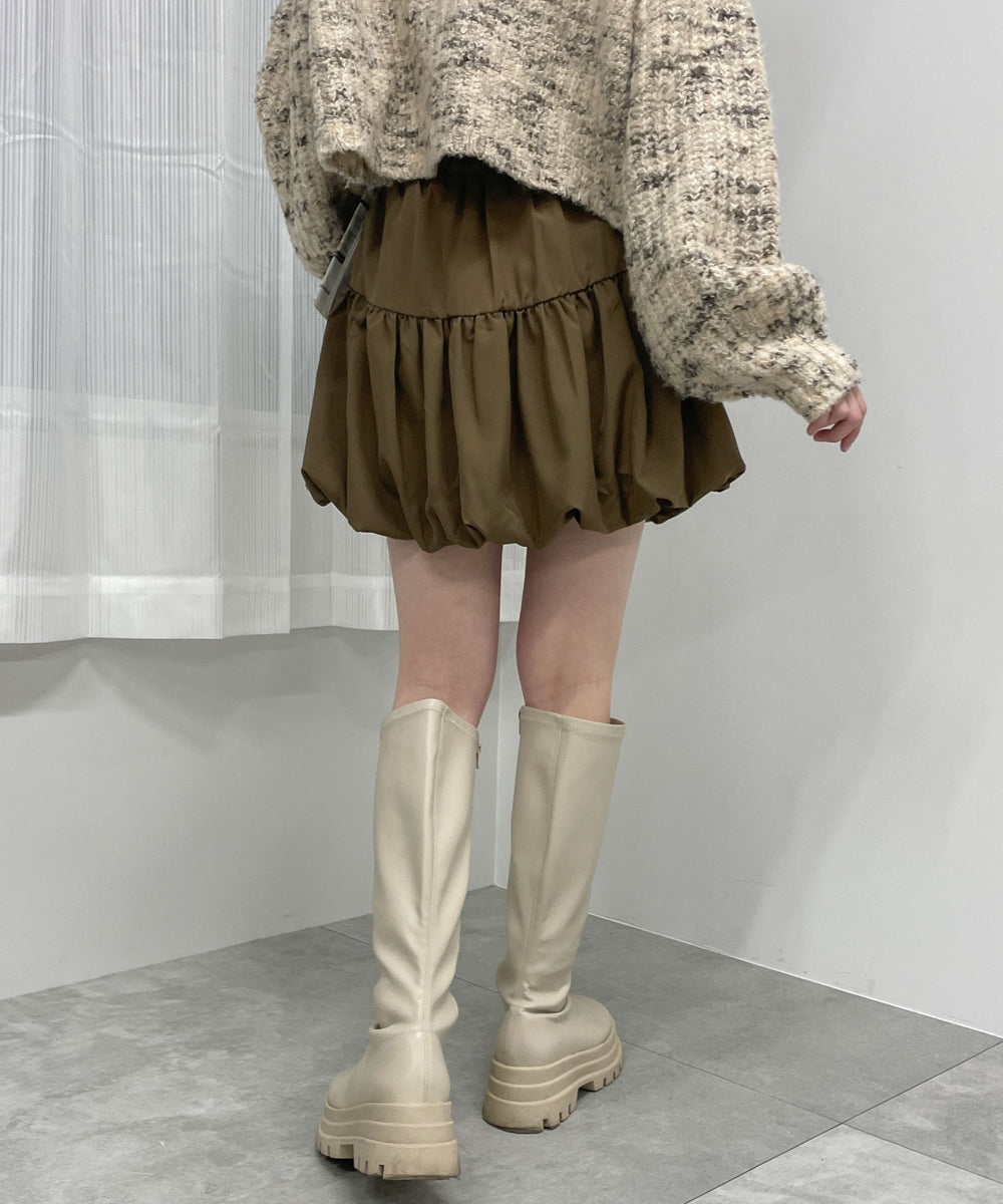 ブラウン　モデル:155cm F着用