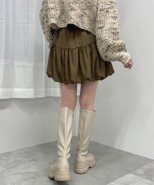 ブラウン　モデル:155cm F着用