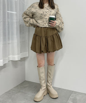 ブラウン　モデル:155cm F着用