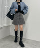 杢グレー　モデル:155cm F着用