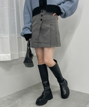 杢グレー　モデル:155cm F着用