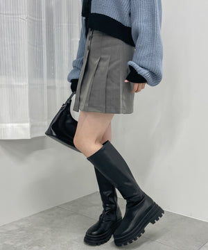 杢グレー　モデル:155cm F着用