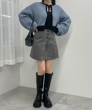 杢グレー　モデル:155cm F着用