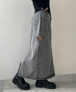 デニムブラックソノタ　モデル:155cm F着用
