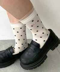 アソートリボンデザインソックス(23-25cm)