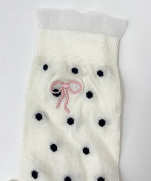 アソートリボンデザインソックス(23-25cm)