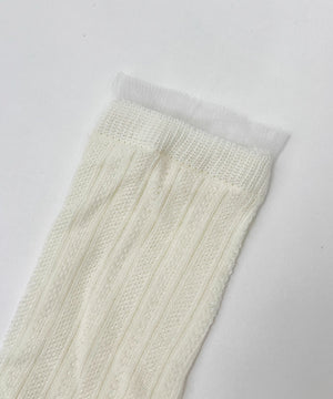 アソート透かし編みソックス(23-25cm)