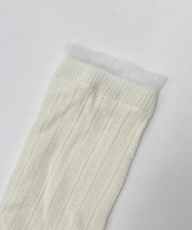 アソート透かし編みソックス(23-25cm)