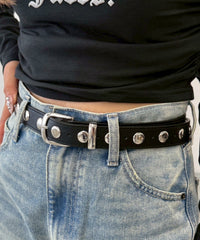 Lラウンドスタッズベルト