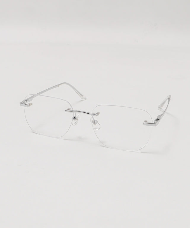 リムレスメタルアイウェア/シルバー
