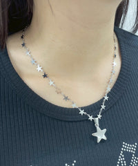 Lスターチェーンネックレス