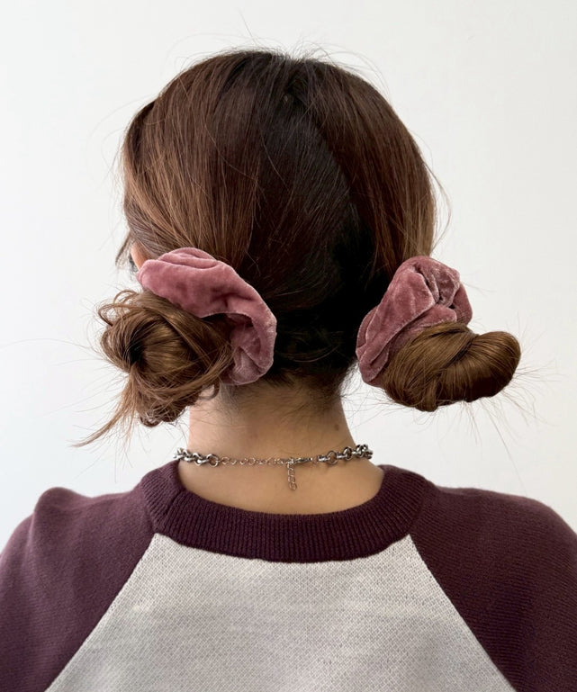 L2Pベロアシュシュ/ピンク