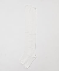 クシュクシュ切替リブニーハイソックス(23-25cm)