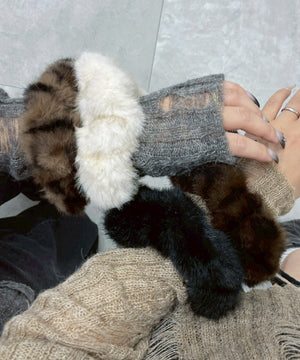 Lボリュームファーシュシュ