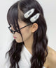 L2Pビジューファーヘアピン/ホワイト