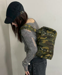 アソート柄ボストンバッグ