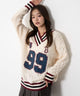 オーバースクールニット/ホワイトアイボリー　モデル：165cm F着用